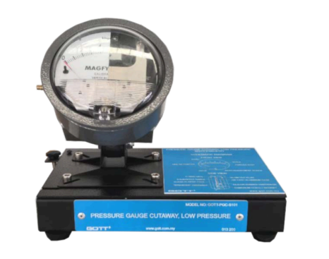 PRESSURE GAUGE CUTAWAY, LOW PRESSURE